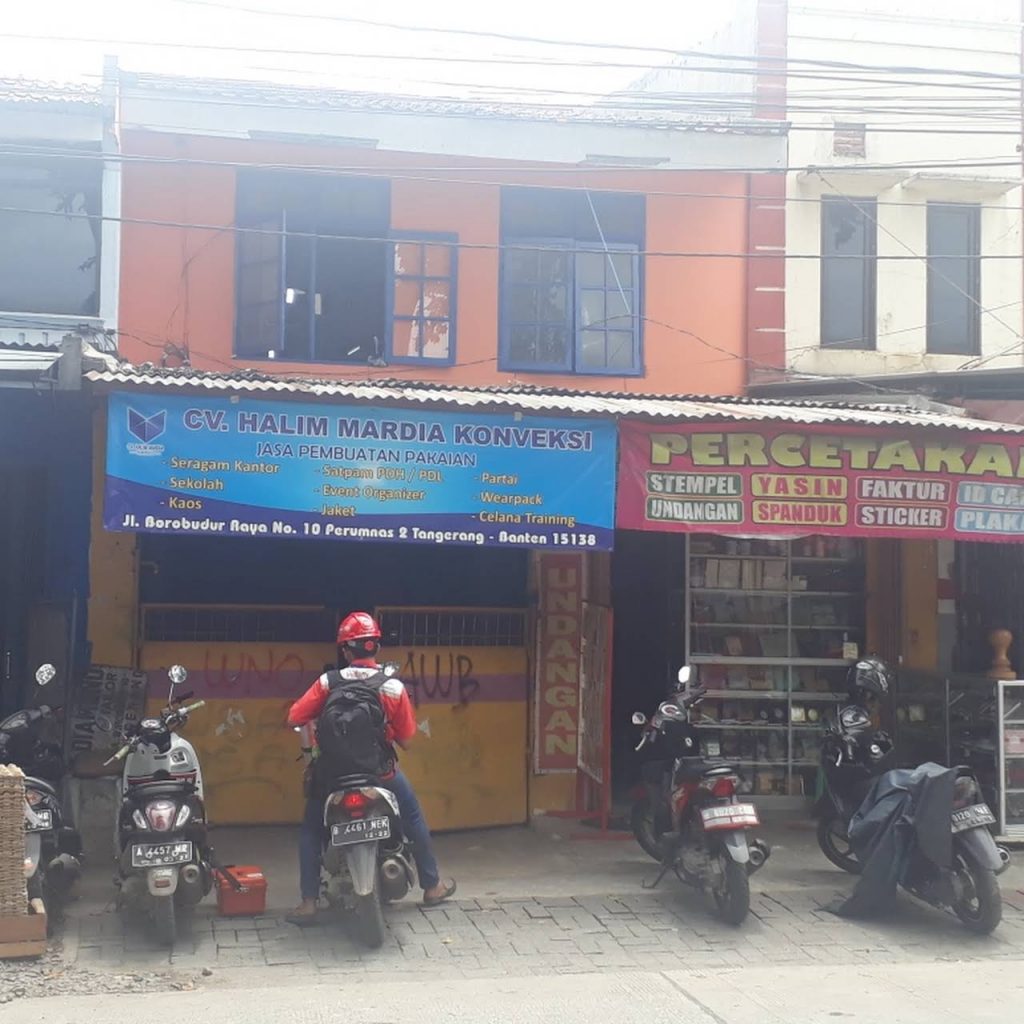 Let's check it out our company CV. HALIM MARDIA KONVEKSI